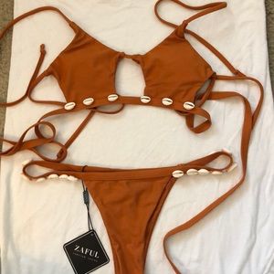 brand-new shell bikini